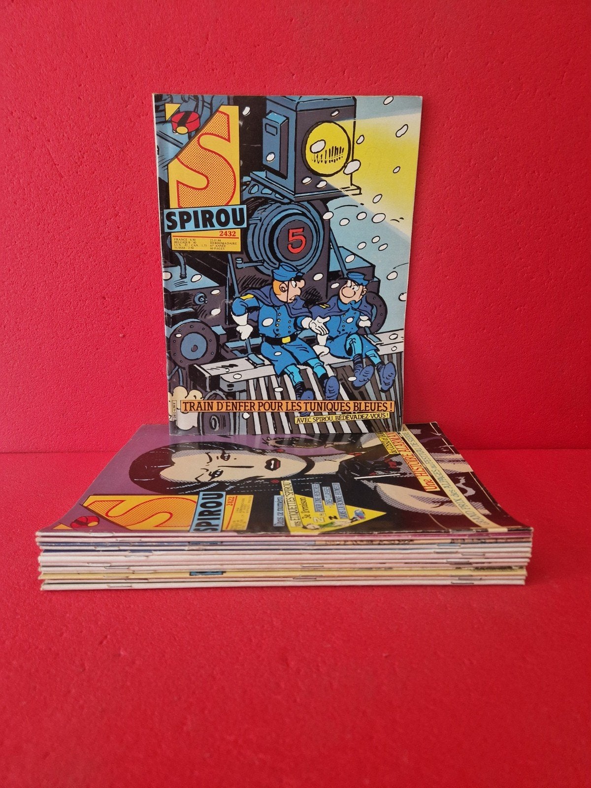 lot de 13 magazines, le journal de spirou, 1984, Enlèvement ou Envoi