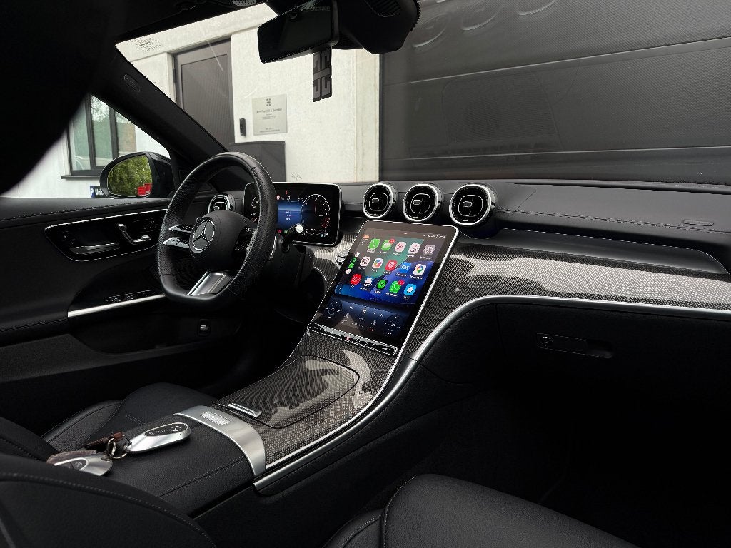 Mercedes-Benz C300de 4MATIC |AMG|PANO|360|DSTRNIC|CARPLAY, Auto's, Automaat, Dealer onderhouden, 230 kW, 1800 kg