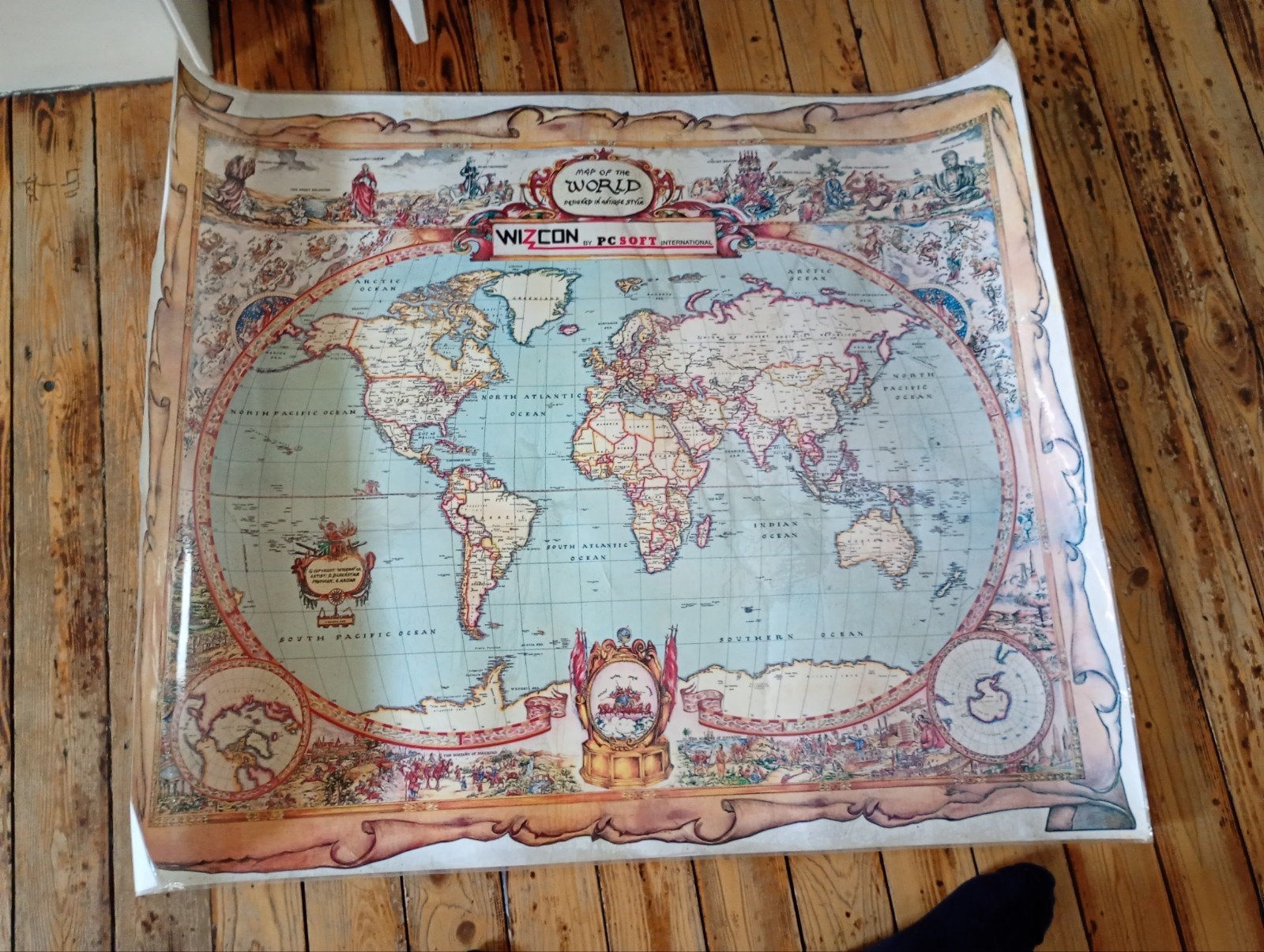 Map of thé world, Ophalen, Intermap, Voor 1800, Wereld