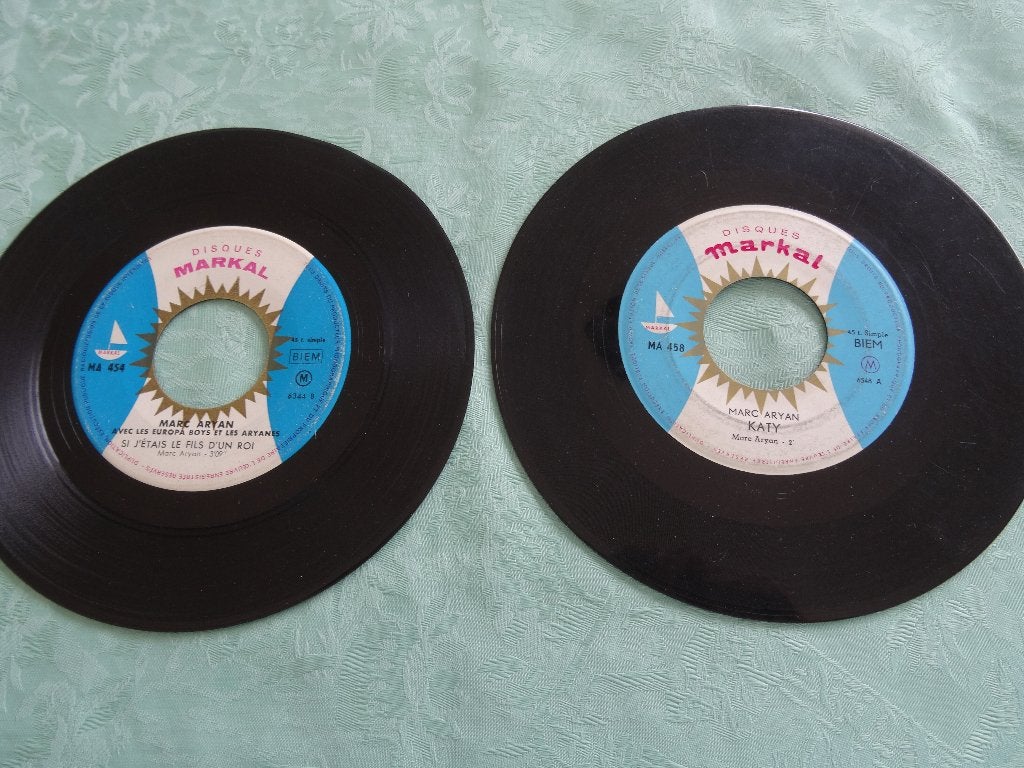 VINYLE SINGLE MARC ARYAN, Enlèvement ou Envoi, Single, Utilisé, Pop