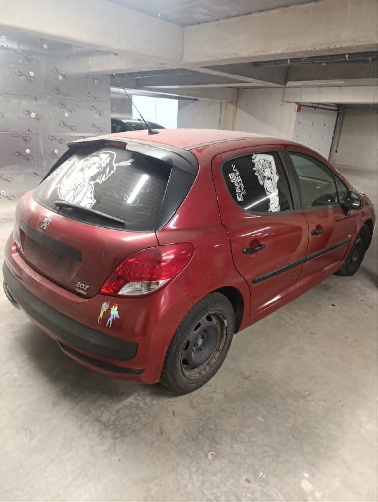 Export, peugeot 207 schade, Auto's, Stof, Zwart, 4 cilinders, 99 g/km