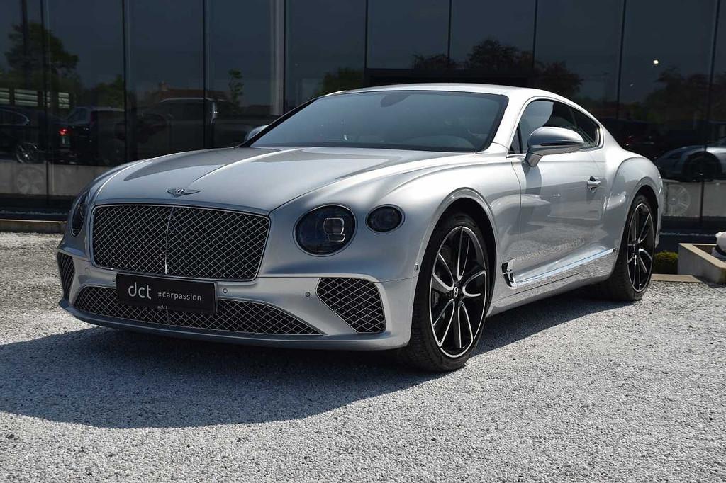 Bentley Continental GT W12 MULLINER * 67500 km * 22'Alu, Autos, Cuir, Argent ou Gris, Achat, Euro 6