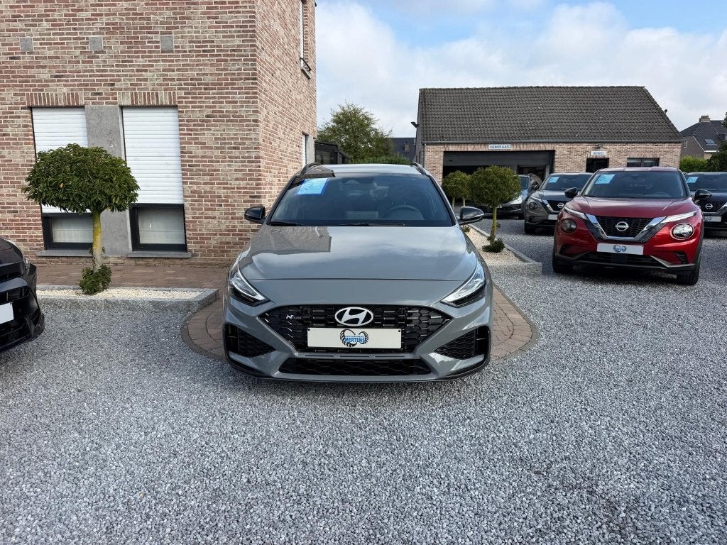 Hyundai i30 CW 1.0 T-GDi N-LINE 5J/GAR NIEUW 0KM, Auto's, Lane Keeping Assist, Stof, Bedrijf, Zilver of Grijs