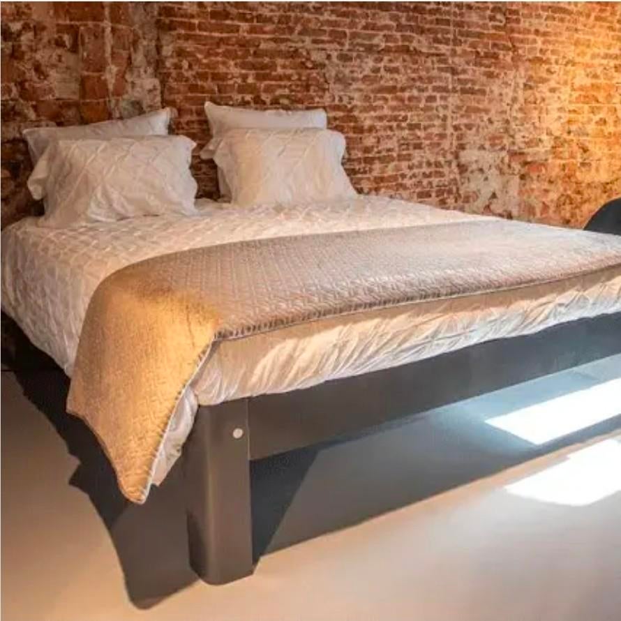 Auping auronde bed 180x200, Enlèvement, Gris