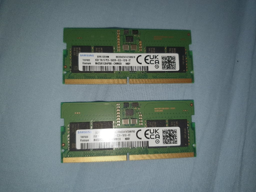 16Gb DDR4 Samsung 8Gb x 2 sodimm, DDR4, Ophalen of Verzenden, Zo goed als nieuw, Laptop