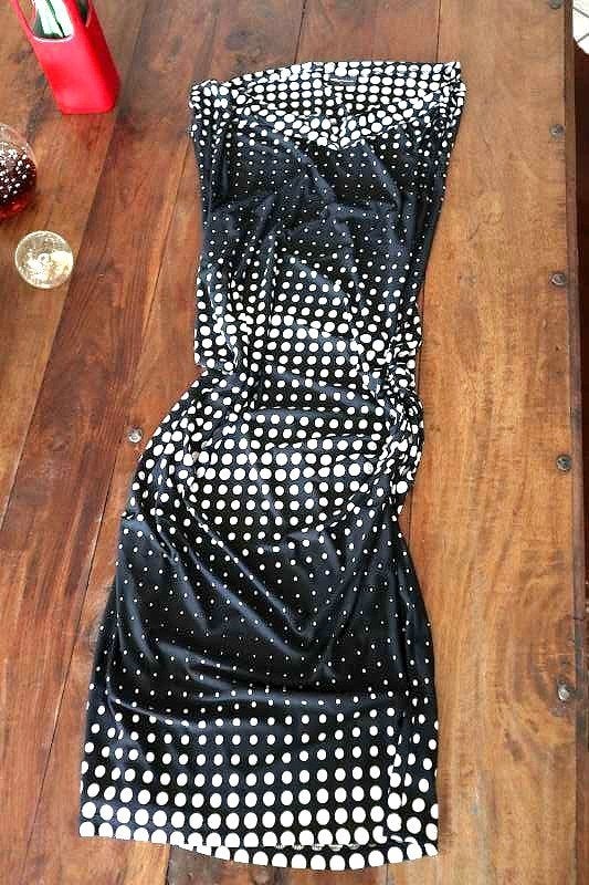 sierlijk zwart wit meegaande top jurk, Kleding | Dames, Expresso, Wit, Maat 46/48 (XL) of groter, Ophalen of Verzenden