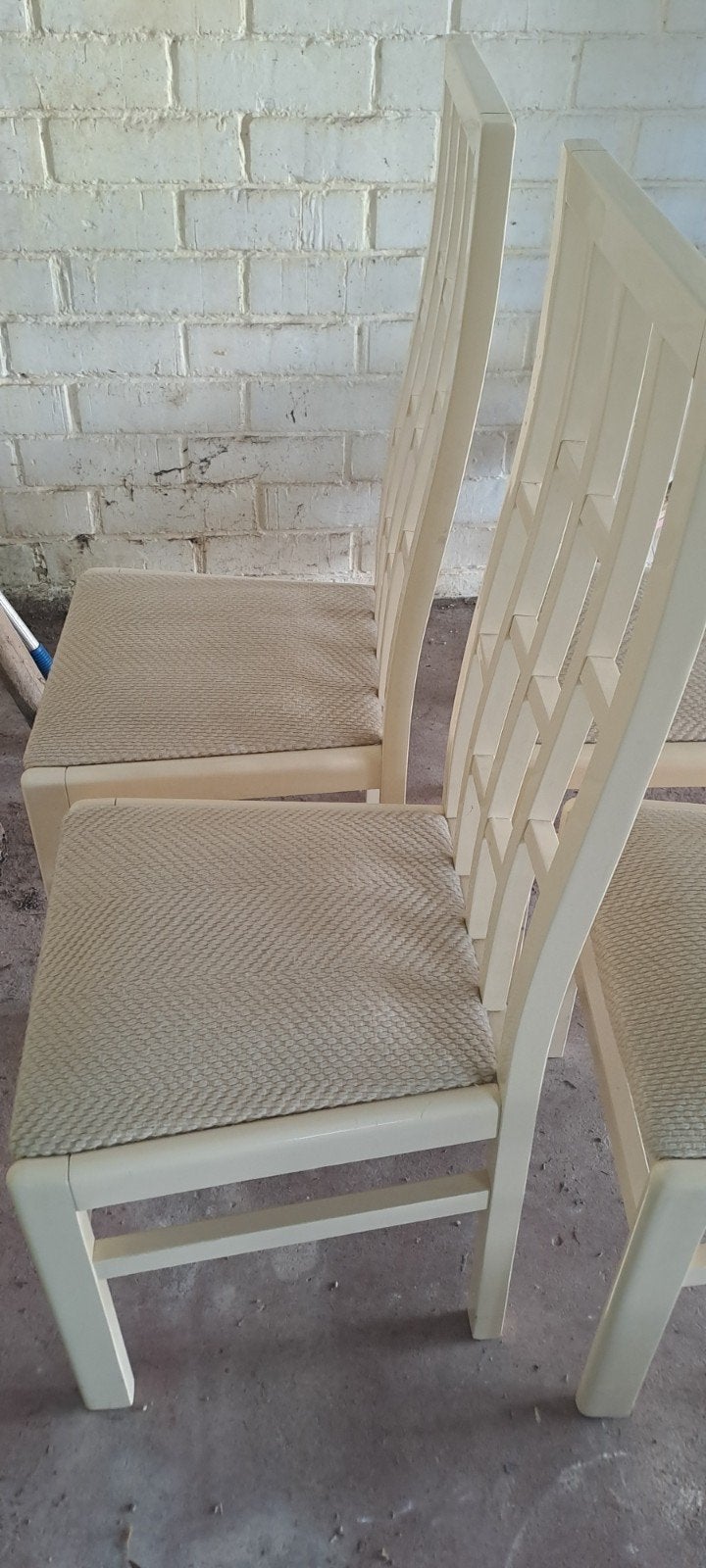 stoelen 4 stuks wit, Huis en Inrichting, Ophalen, Wit