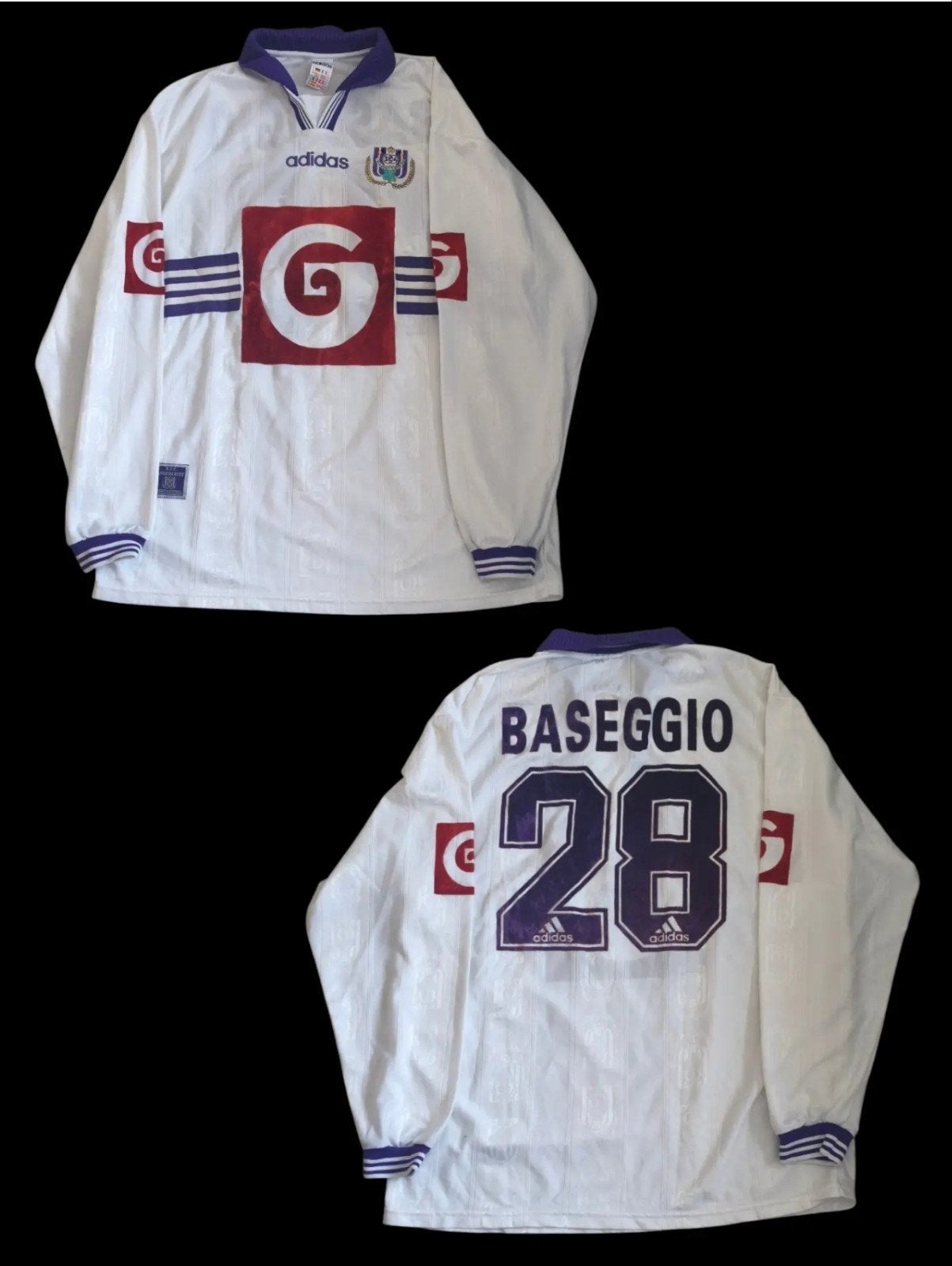 matchworn Walter Baseggio RSC Anderlecht shirt, Sport en Fitness, Ophalen of Verzenden