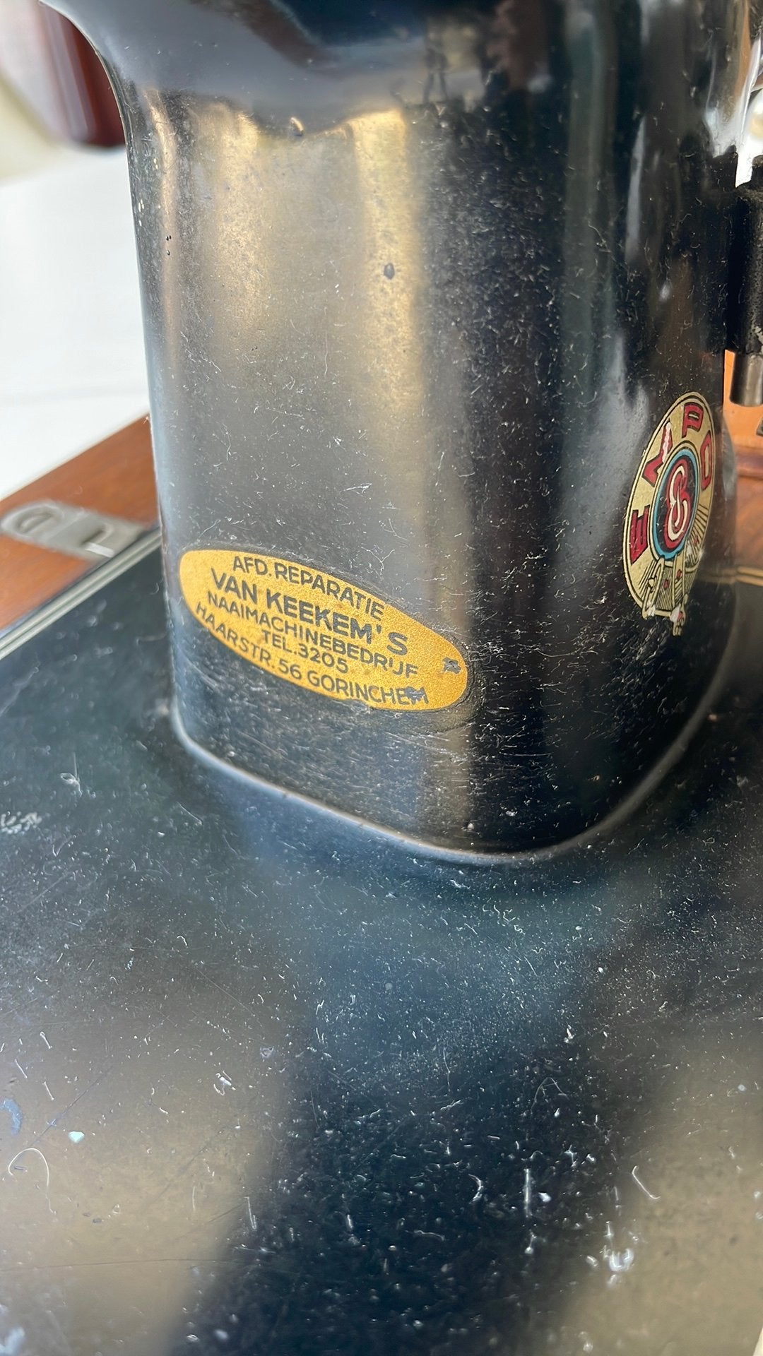 Empo naaimachine, Hobby en Vrije tijd, Gebruikt, Naaimachine, Industrieel, Ophalen