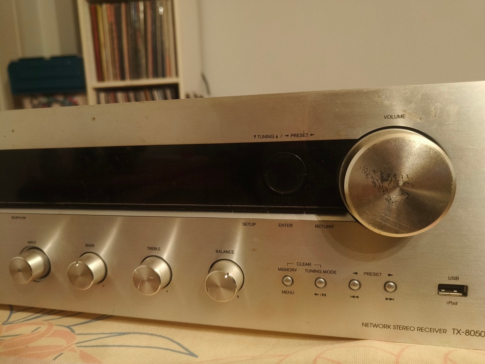 versterker Onkyo TX 8060, Audio, Tv en Foto, Ophalen, 120 watt of meer, Onkyo, Gebruikt