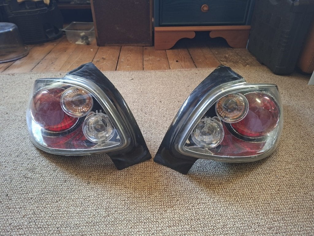 Set Achterlichten geschikt voor Peugeot 206CC zwart, Ophalen of Verzenden, Peugeot