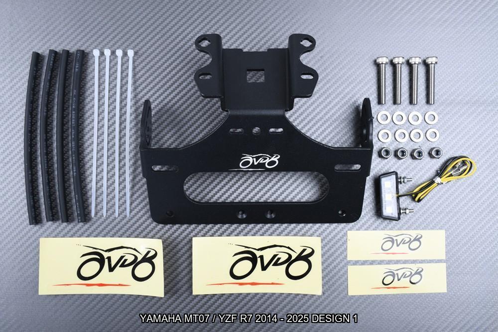 Korte Kentekenplaathouder YAMAHA MT07 / YZF R7 2014 - 2025, Ophalen of Verzenden, Nieuw