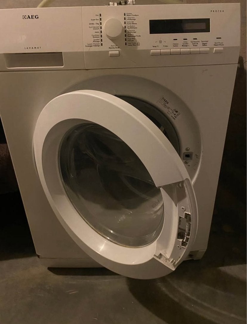AEG wasmachine, 8 tot 10 kg, Ophalen, Zo goed als nieuw
