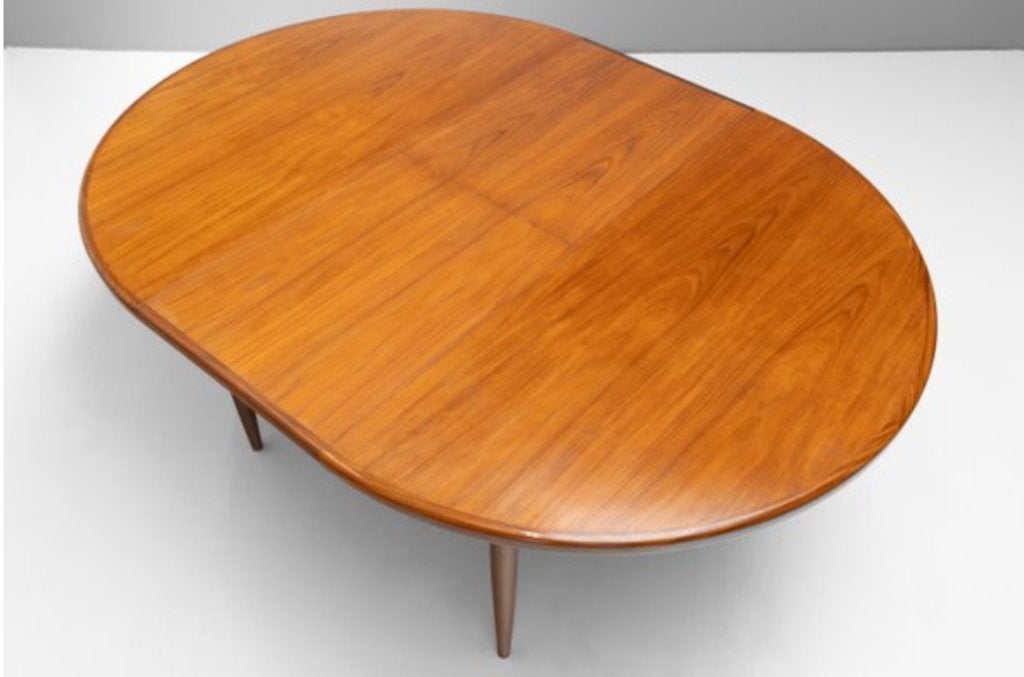 Mid-Century G-Plan  eettafel circa 1970., Ophalen, Gebruikt