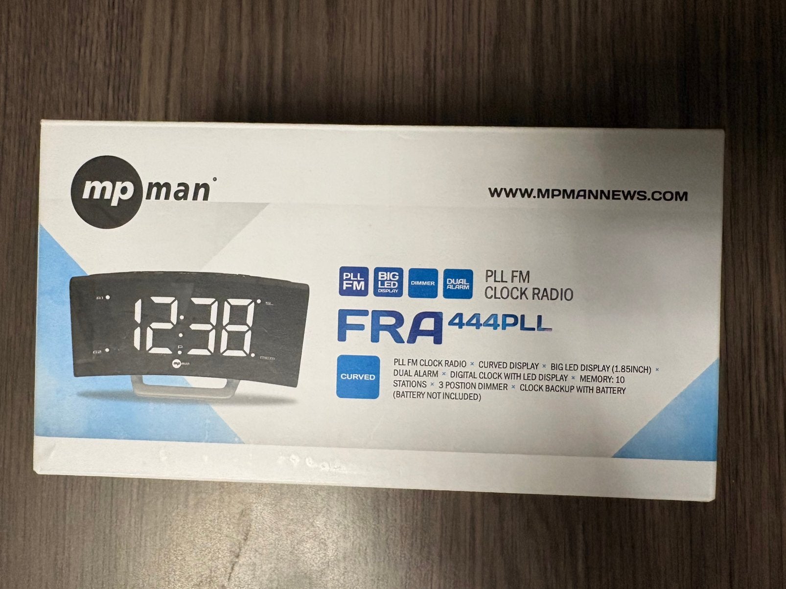 MPMan FRA 444 PLL klokradio, Ophalen of Verzenden, Nieuw