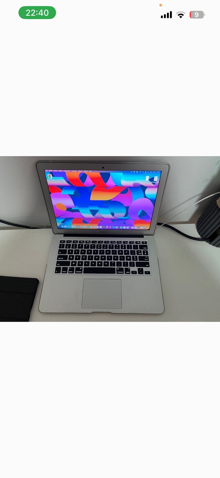 Mac book air 2017 13 pouces, Enlèvement ou Envoi, Reconditionné, Azerty, Inconnu