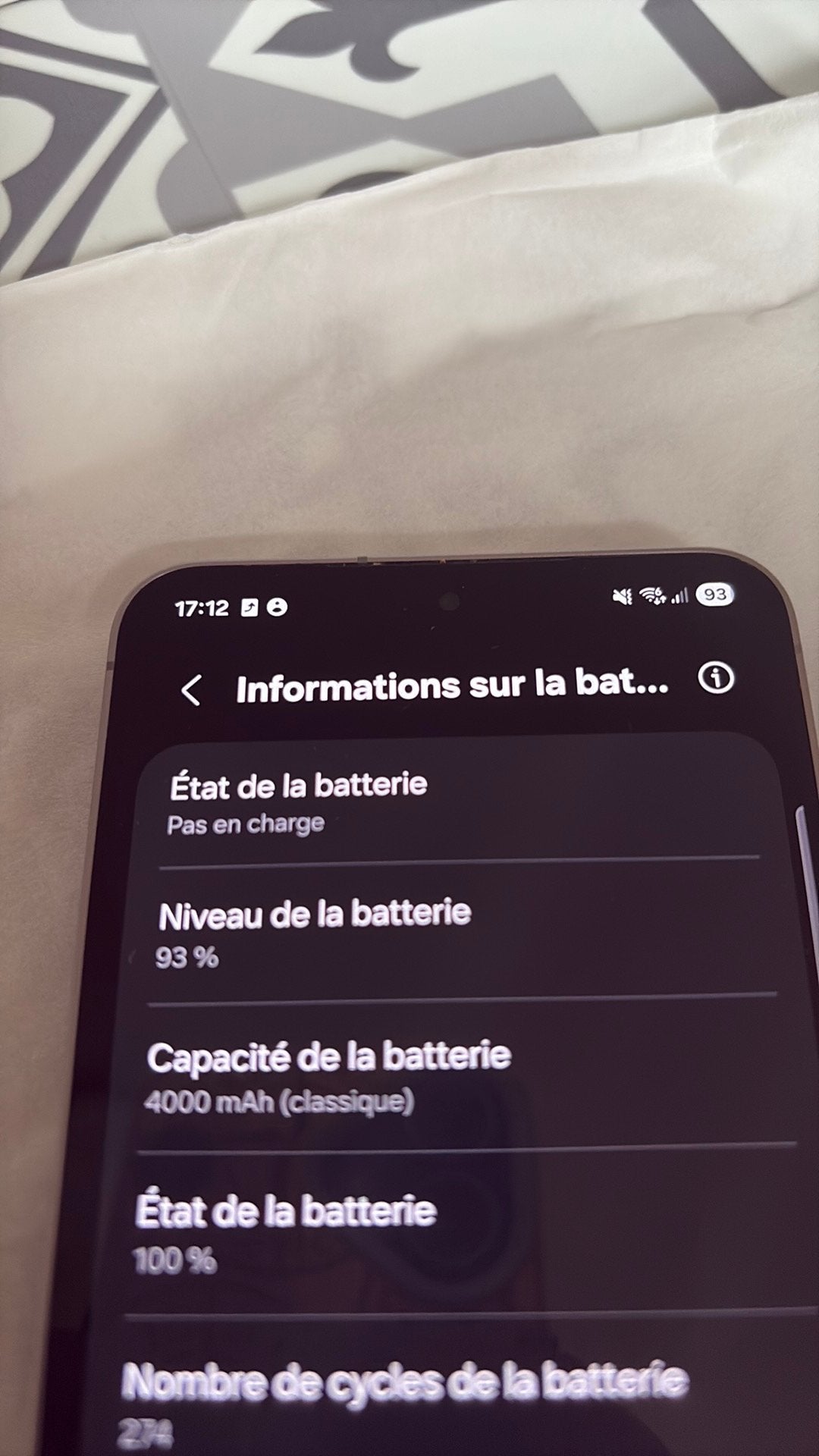 samsung s25, Télécoms, Téléphonie mobile | Apple iPhone, 128 GB, Gris, Autres modèles, Comme neuf