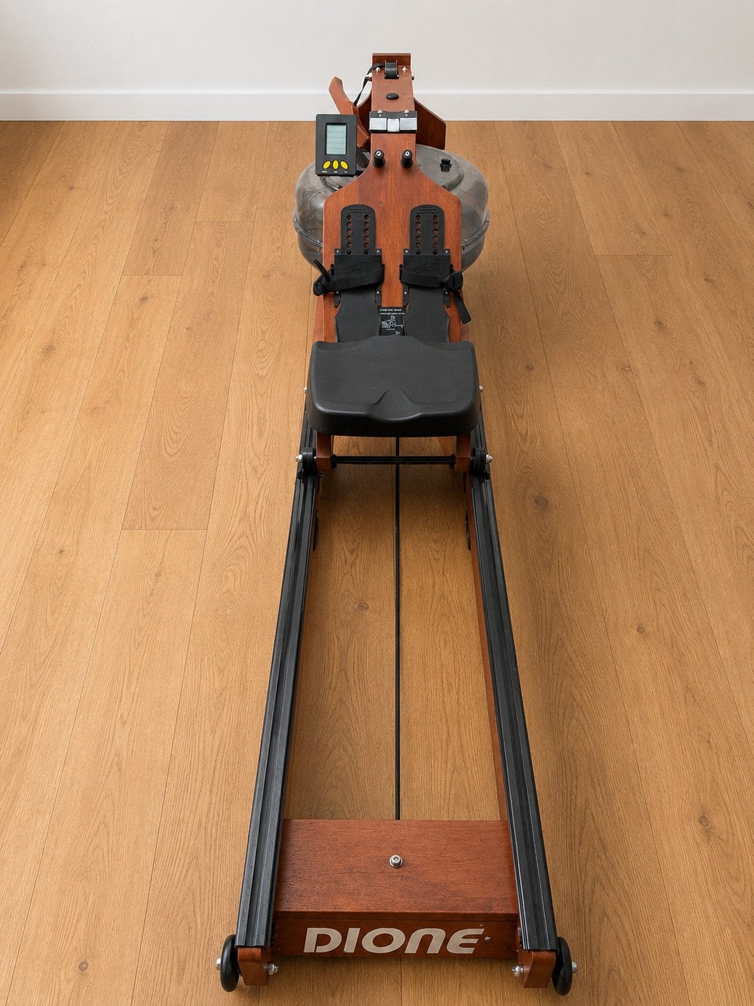 Rameur DIONE Pro-Line Wood RT55 élégant - presque neuf, Enlèvement, Comme neuf, Autres matériaux, Rameur