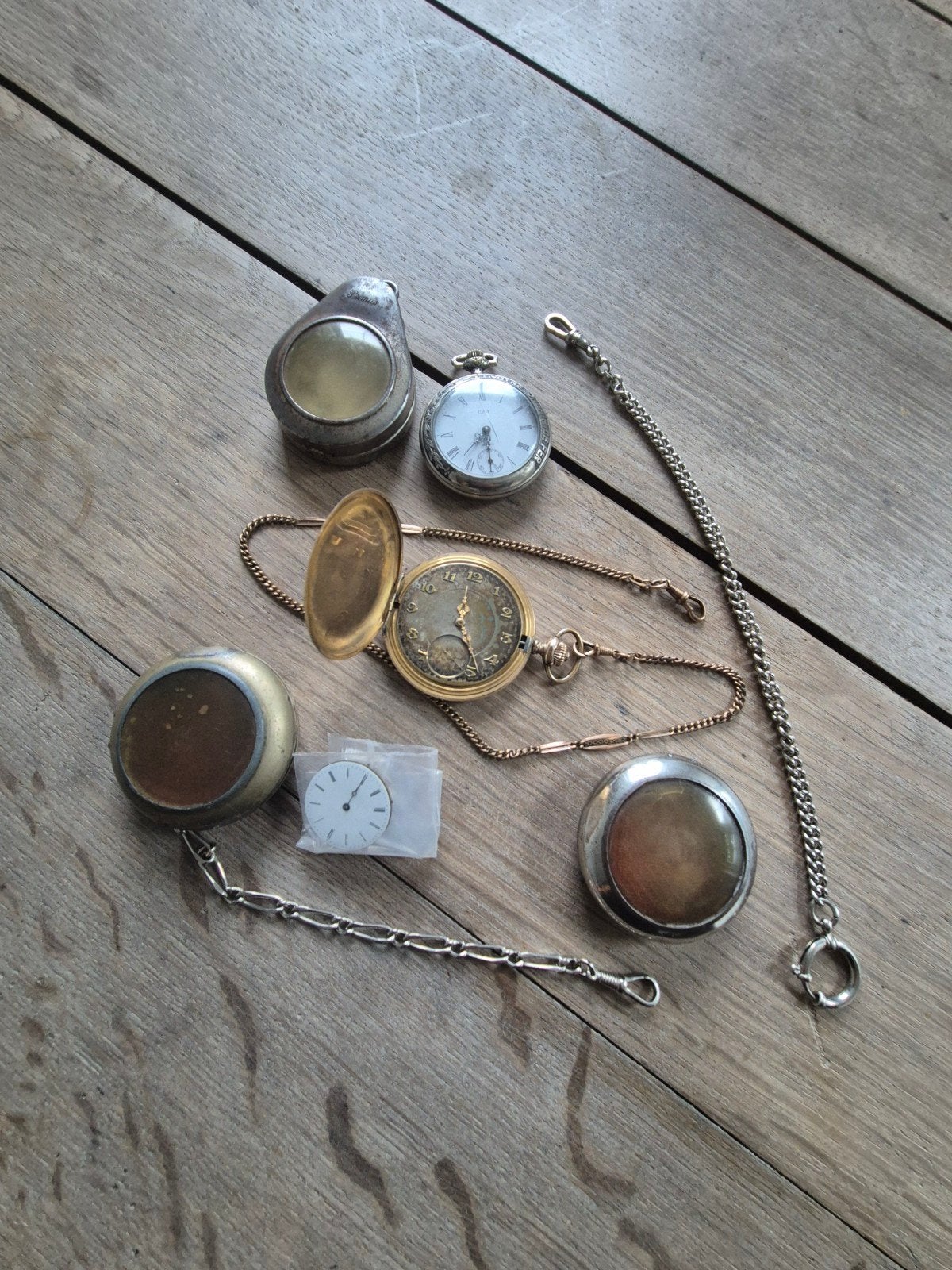 montre de gousset, Enlèvement ou Envoi