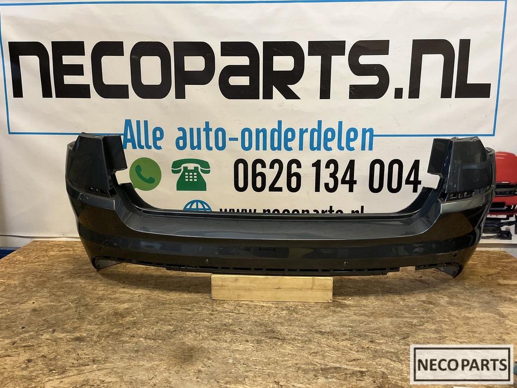 SKODA KAMIQ ACHTERBUMPER BUMPER 4PDC ORIGINEEL, Arrière, -, Utilisé, Skoda