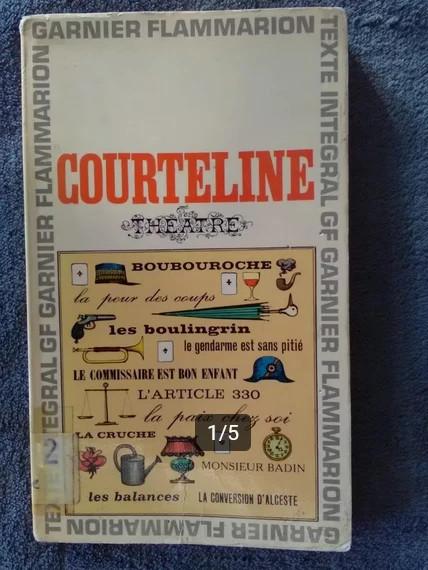 "Théâtre" Courteline (1965), Enlèvement ou Envoi, Théâtre, Utilisé, Courteline