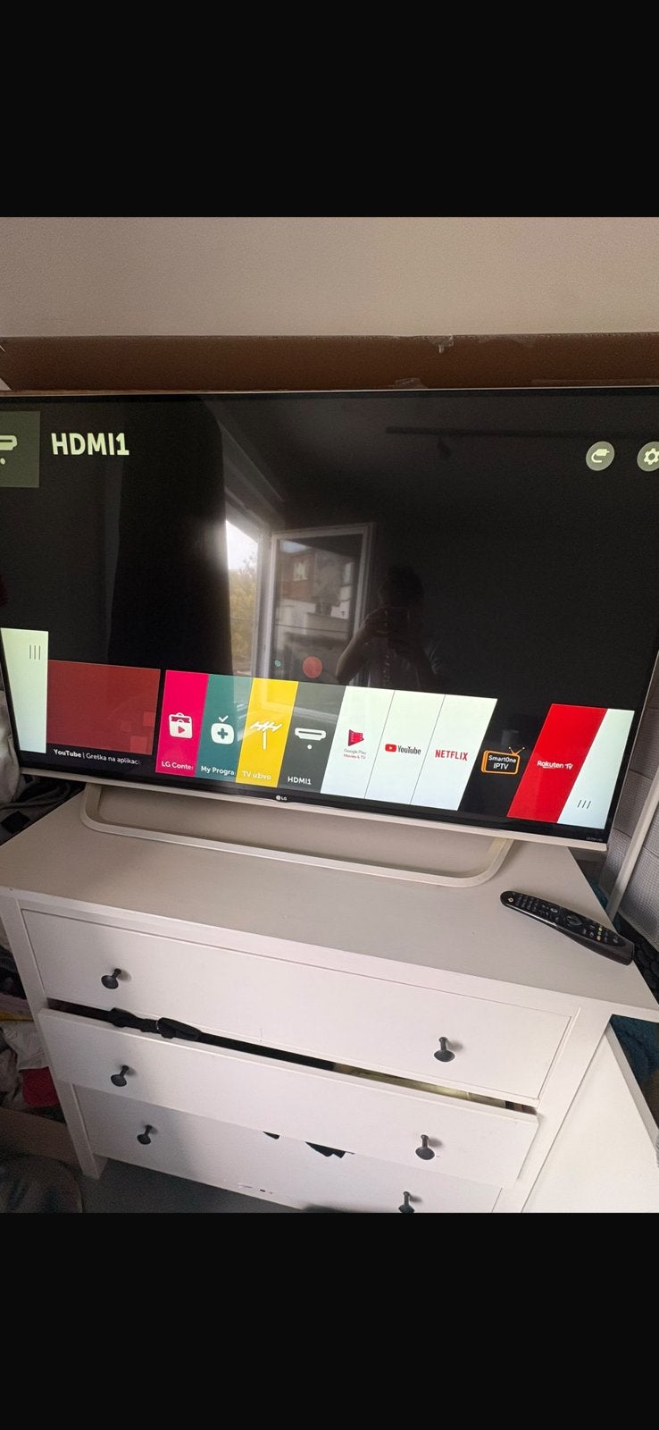 LG 55 inch 4K Smart TV, Ophalen, Zo goed als nieuw