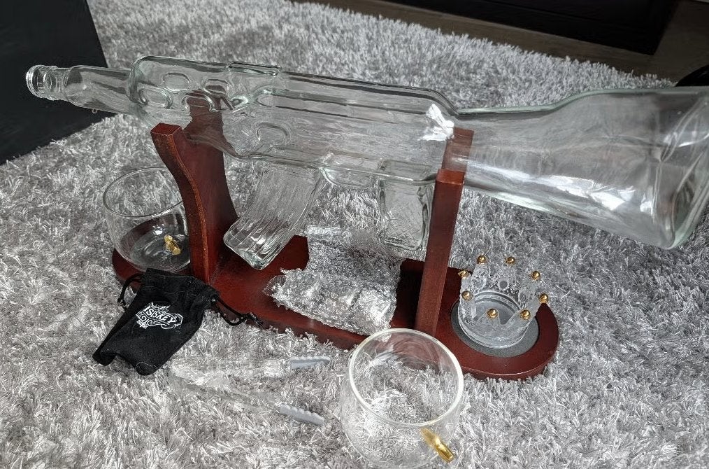Whiskey set - Minor Rifleman (Whisiskey), Verzamelen, Glas en Drinkglazen, Nieuw, Borrel- of Shotglas, Ophalen of Verzenden