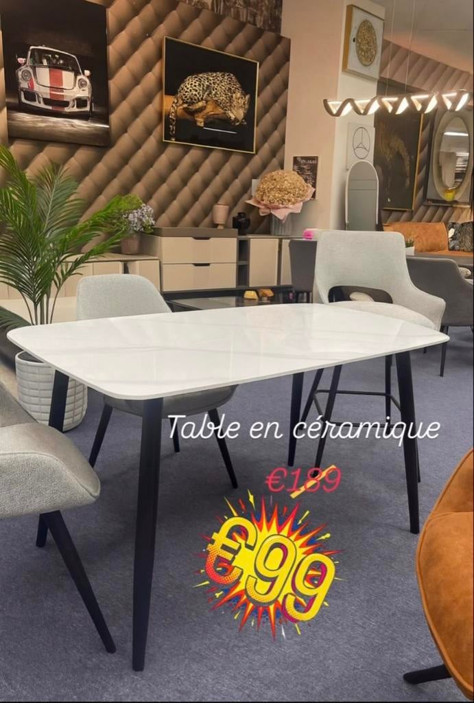 Table en ceramique, Maison & Meubles, Tables | Tables à manger, Enlèvement ou Envoi, Neuf