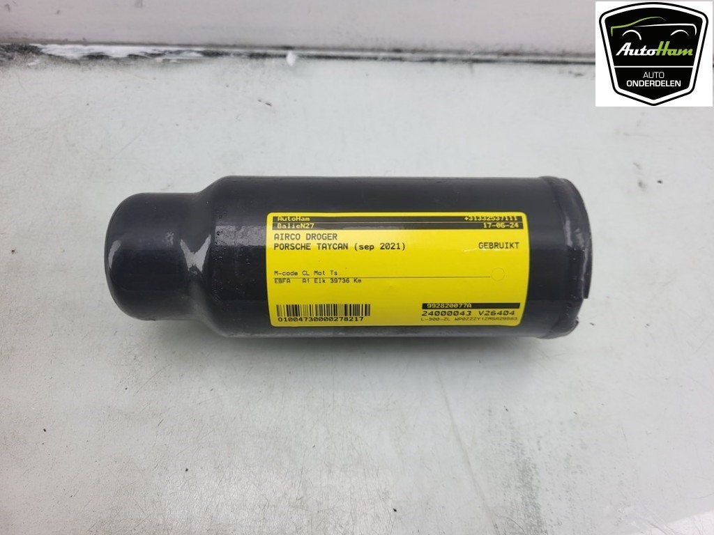 CLIMATISATION ACCUMULATEUR DESHYDRATEUR Taycan (Y1A), Dhr. J. Ham, Administratie@autoham.nl, Porsche, Utilisé