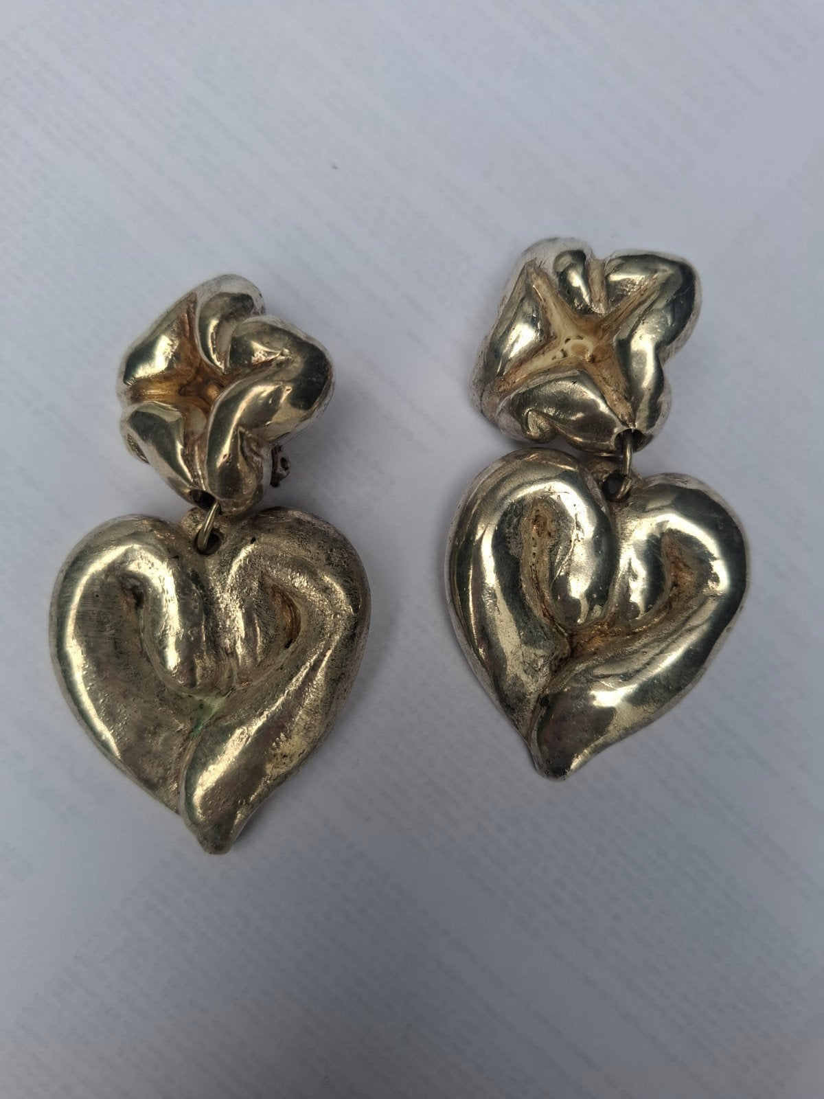 boucles d'oreilles clip Jacky de G France, Enlèvement ou Envoi, Utilisé, Argent, Argent