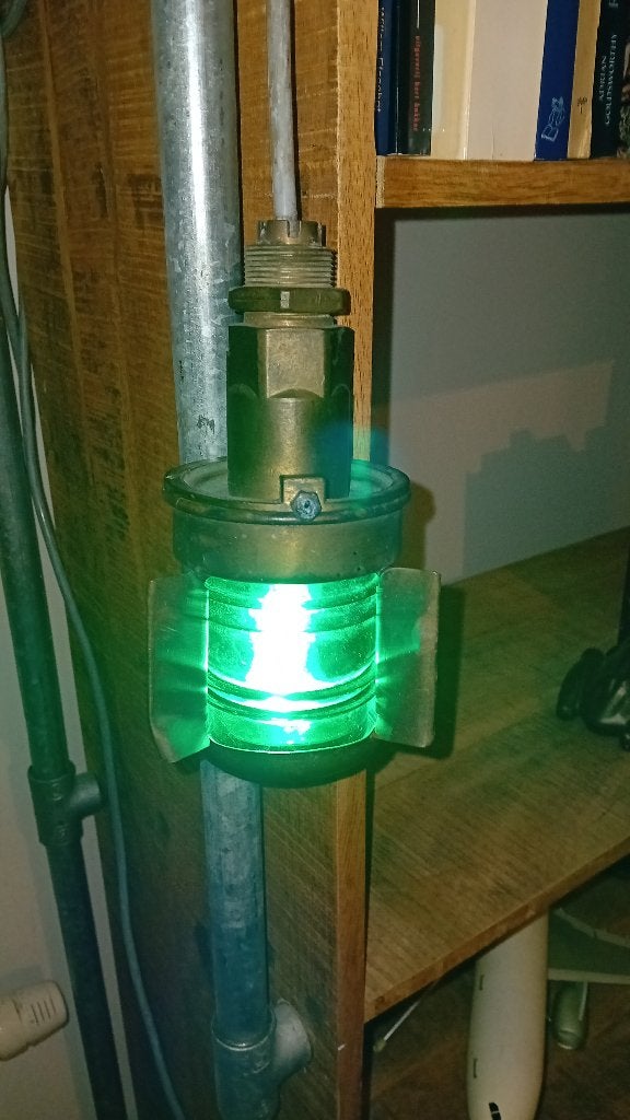 Lampe de navire antique unique, Enlèvement ou Envoi