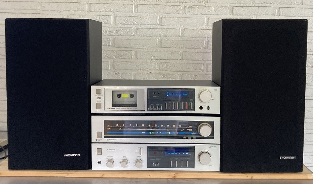 Vintage Pioneer Blue Line Hifi set met luidsprekers, Audio, Tv en Foto, Gebruikt, Losse componenten, Pioneer, Ophalen