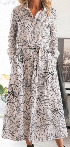 Lange jurk van Farah maat 40, Kleding | Dames, Ophalen of Verzenden, Zo goed als nieuw, Maat 38/40 (M), Onder de knie