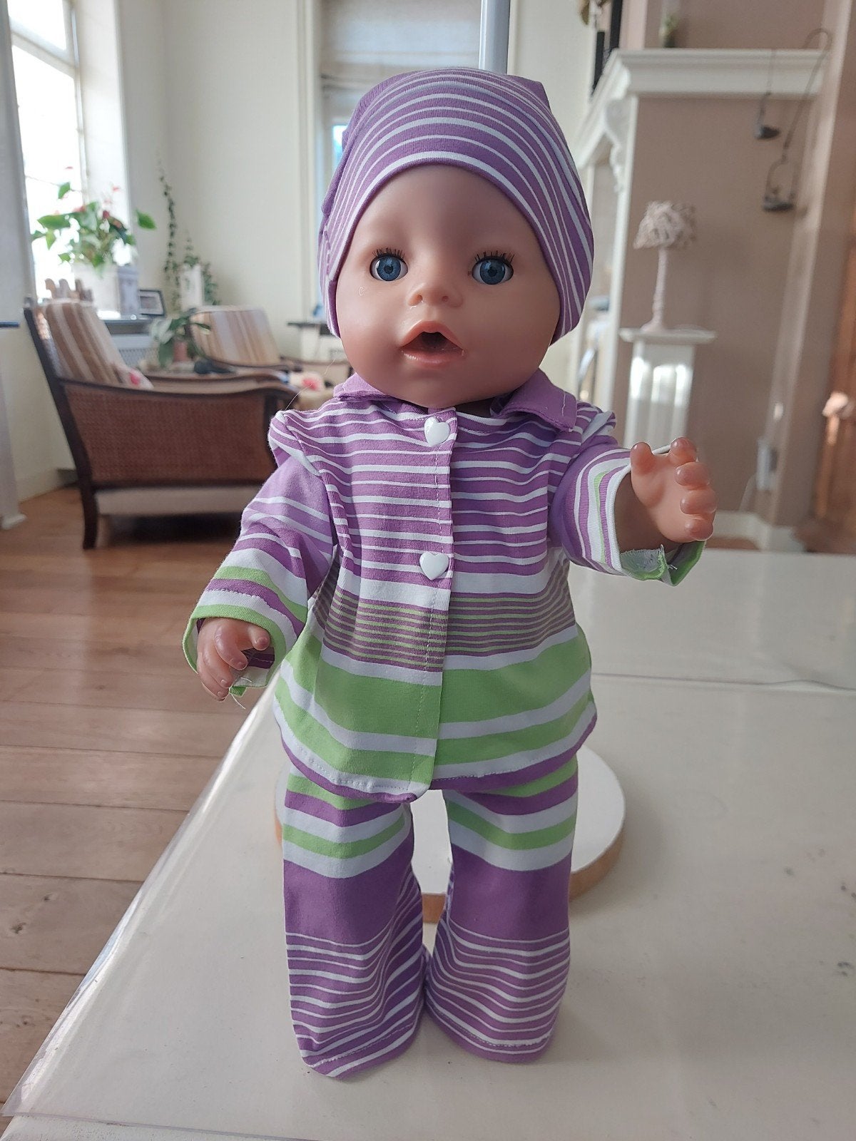 3 delig retro set baby born pop 43cm nieuw, Ophalen of Verzenden
