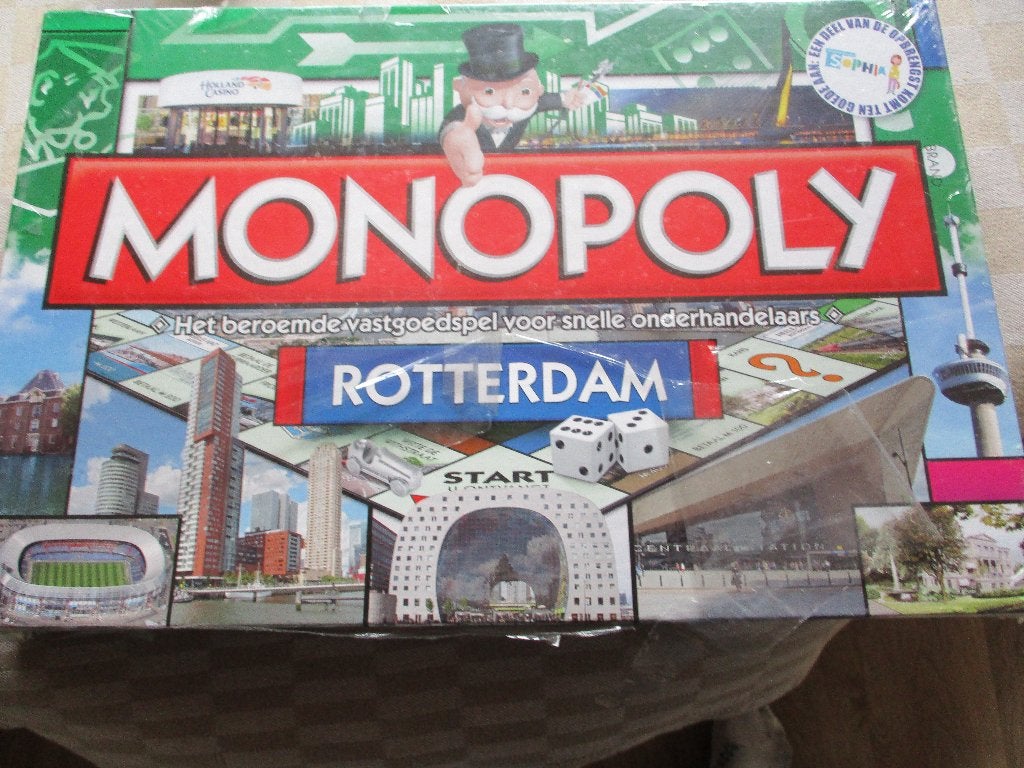 bordspel seal Monopoly Rotterdam Monopolie 2e editie, Een of twee spelers, Ophalen of Verzenden, Nieuw, Monopoly
