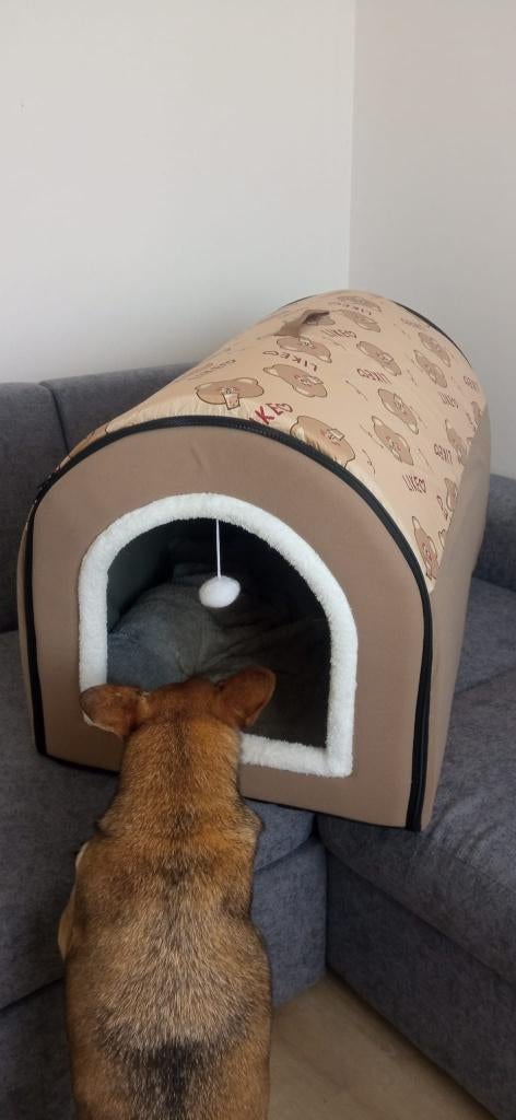 Hondenmand, tunnel / Panier pour chien, tunnel, Dieren en Toebehoren, Hondenmanden, Zo goed als nieuw, Polyester, Ophalen