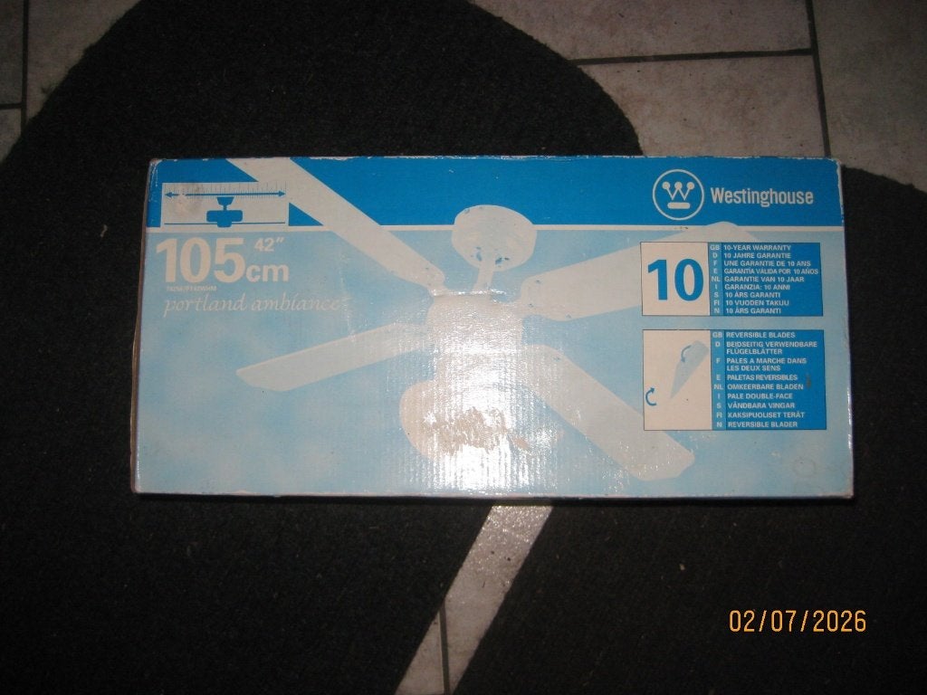 ventilateur, Electroménager, Enlèvement, Neuf, Ventilateur de plafond