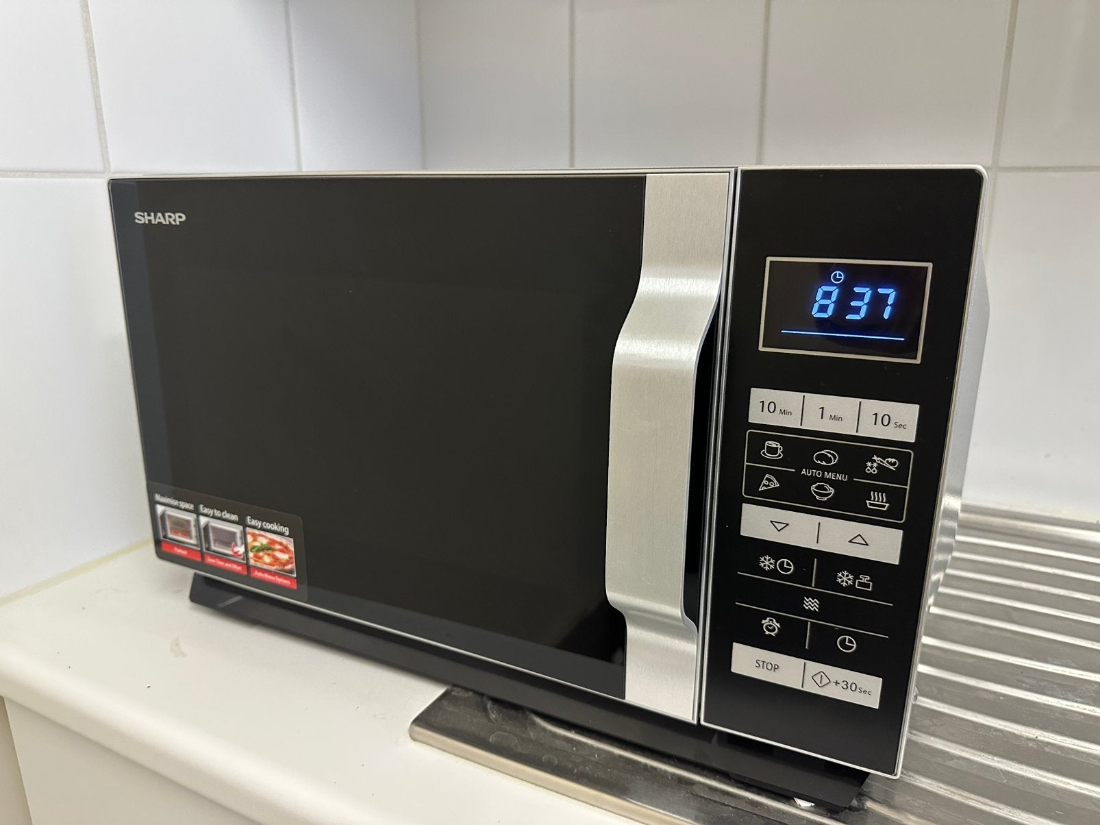 Sharp Micro Oven R360 900W, Electroménager, Croustillant, Comme neuf, Enlèvement, 45 à 60 cm