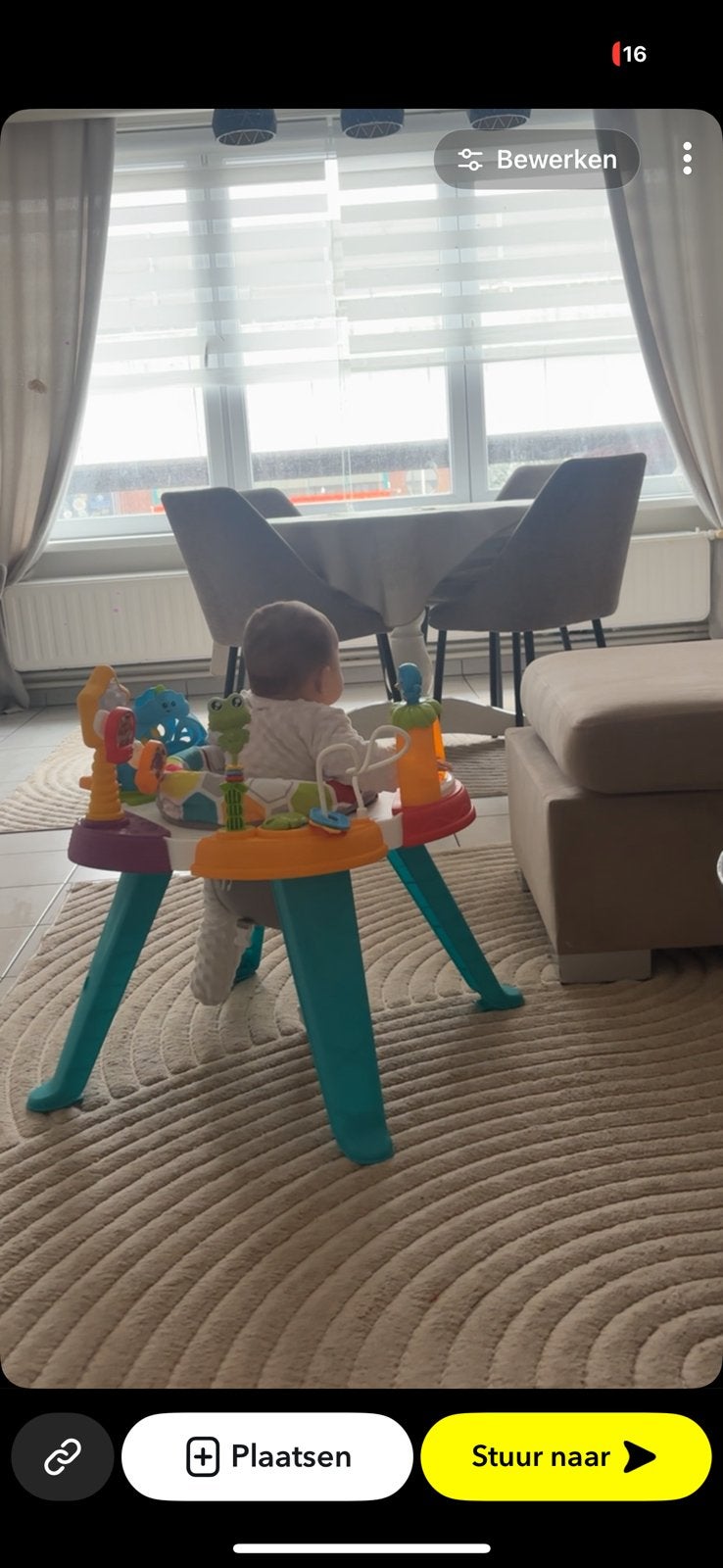 Babystoel, Ophalen, Zo goed als nieuw