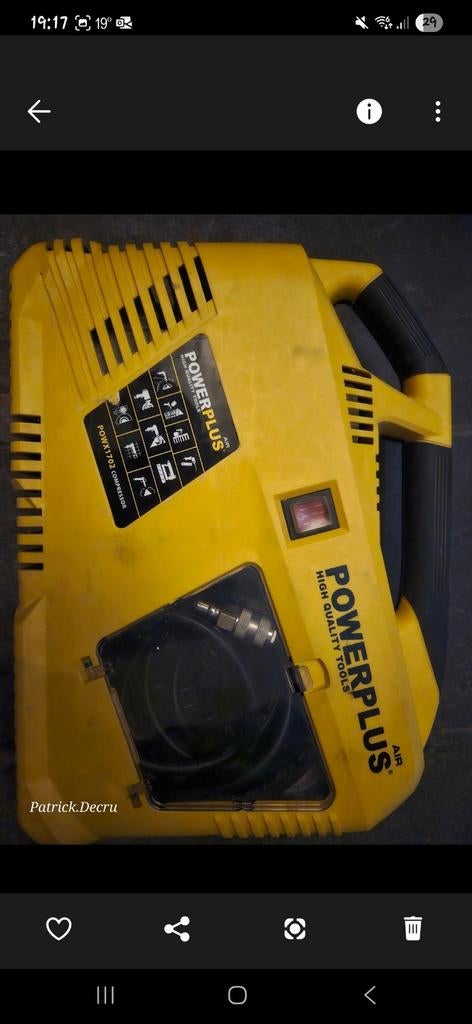 Powerplus, Ophalen