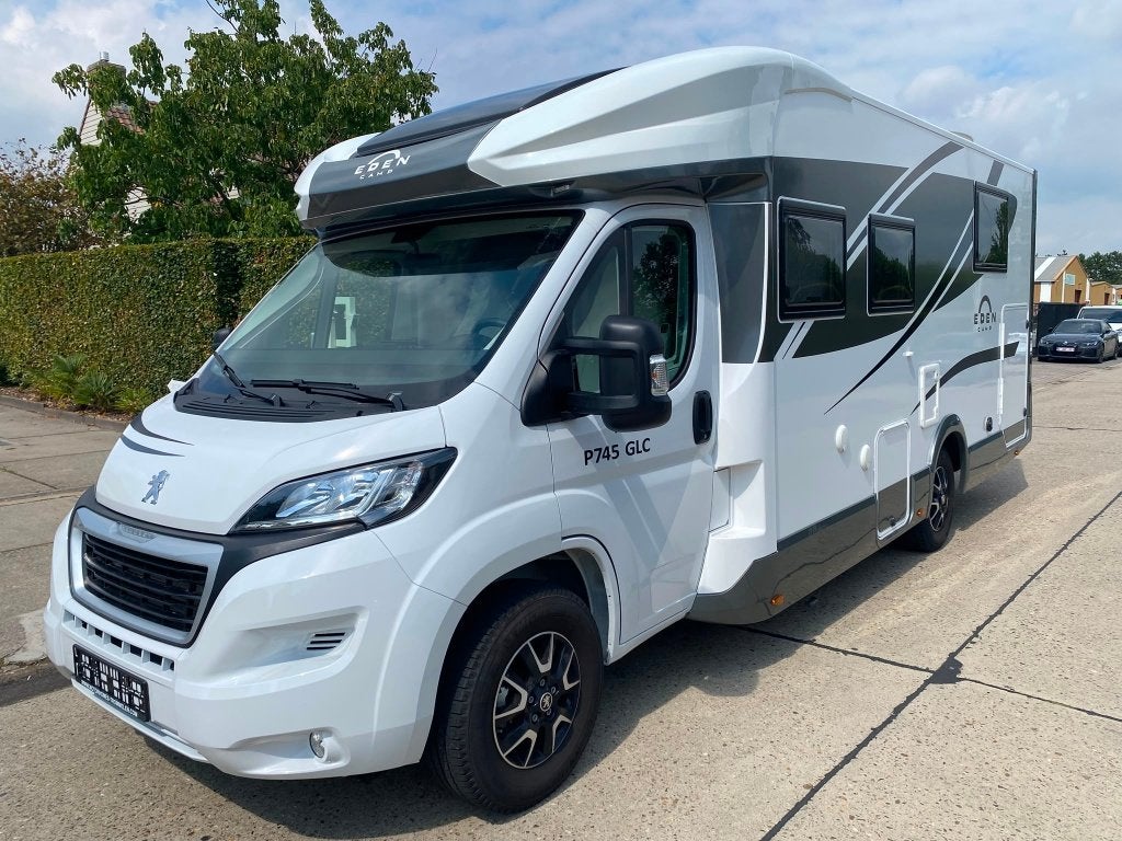 Eden Camp P745 GLC, Caravans en Kamperen, Ringverwarming, Fietsendrager, Diesel, Half-integraal