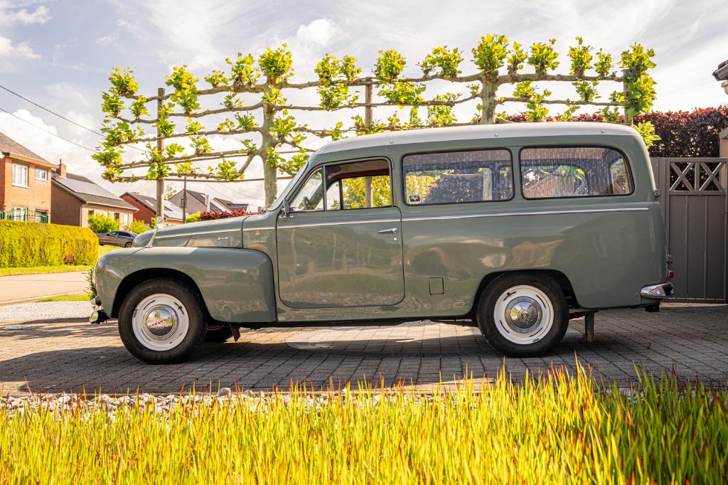 Volvo Duett van 1961., Auto's, 4 zetels, Achterwielaandrijving, 1600 cc, Grijs