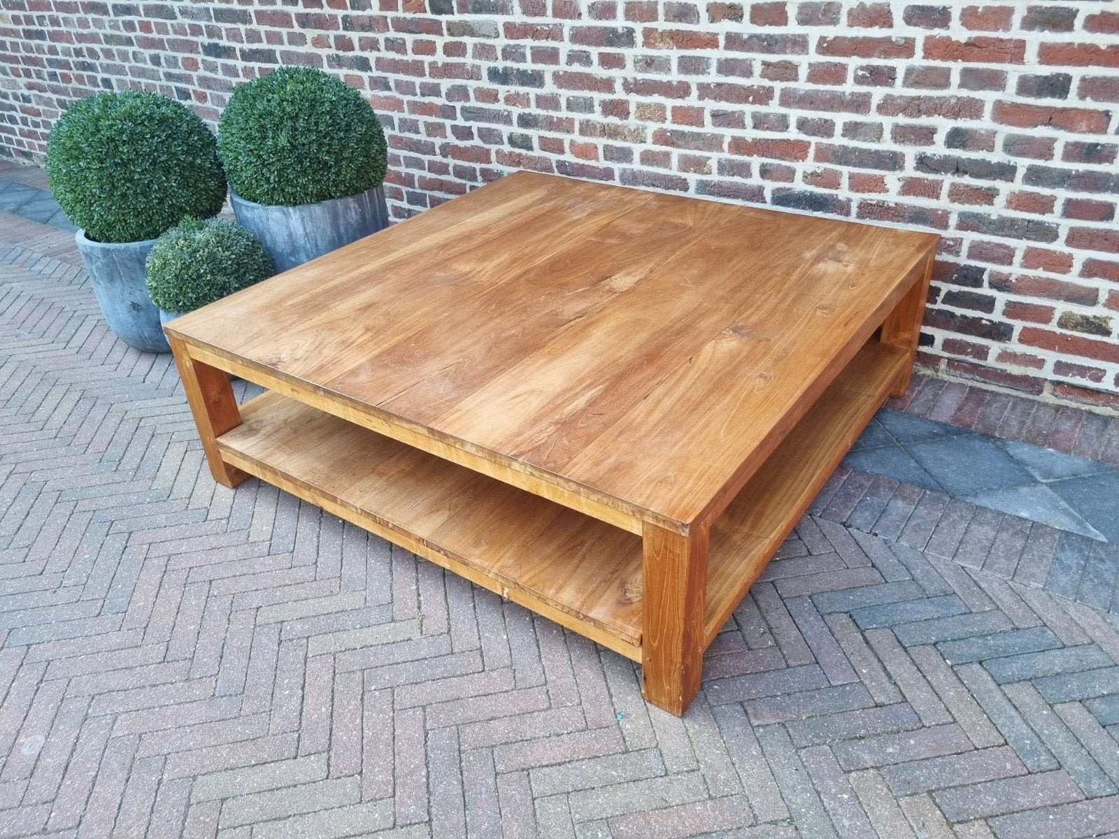 Teak salontafel ART:155/26.3, Huis en Inrichting, Tafels | Salontafels, Ophalen, 50 – 75, ., .