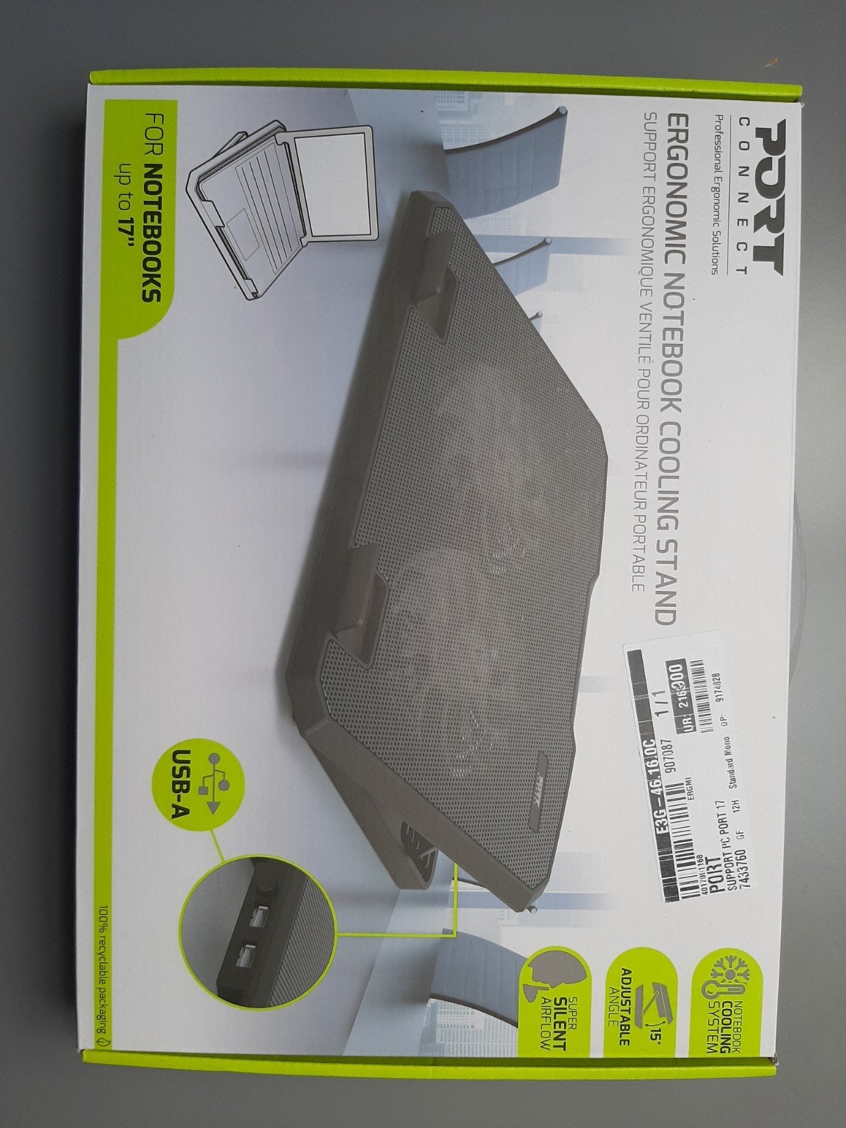 Support ergonomique PC portable - ergonomic notebook, Enlèvement ou Envoi, Comme neuf, Refroidisseur ordinateur à air