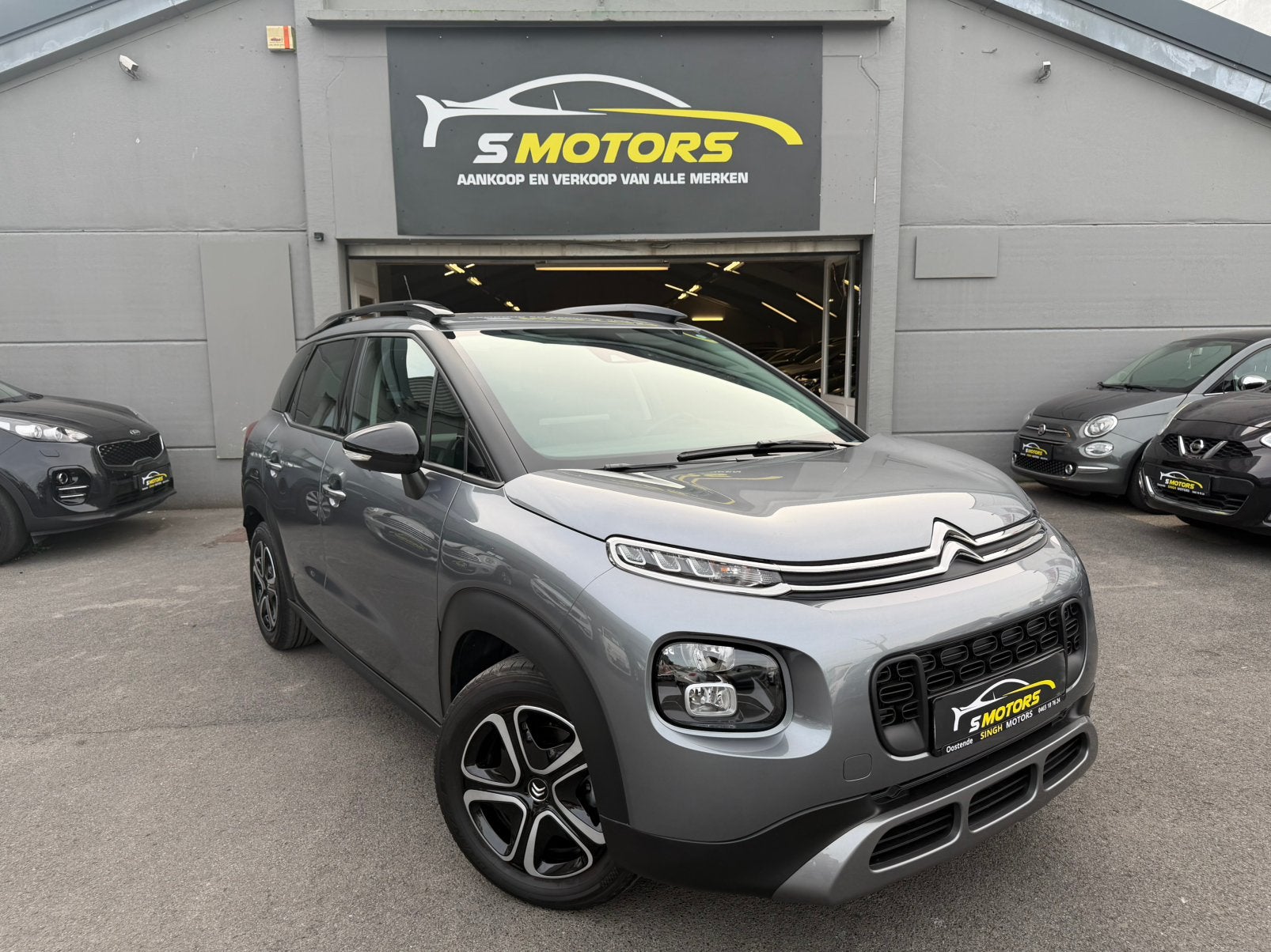 Citroën C3 Aircross 1.2i | Carplay | Cruise | Gps | Airco |, Autos, Argent ou Gris, Achat, Euro 6, Entreprise