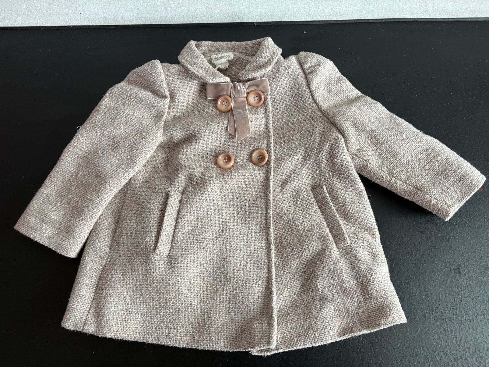 Mooie zachte jas 18-24 maanden, Enfants & Bébés, Vêtements de bébé | Taille 86, Enlèvement ou Envoi, Comme neuf, Fille, Manteau
