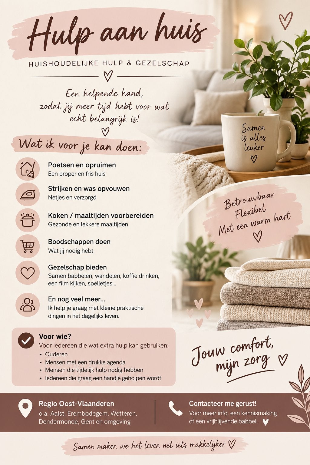 Hulp aan huis, Vacatures