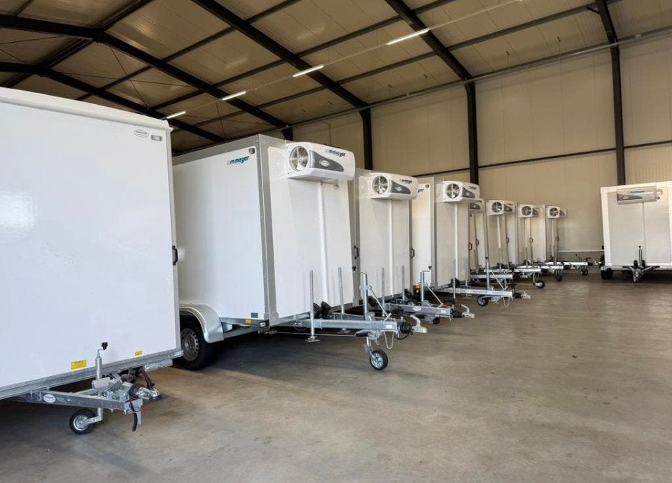 Te koop lease koelwagens koelwagem koelaanhanger, Enlèvement