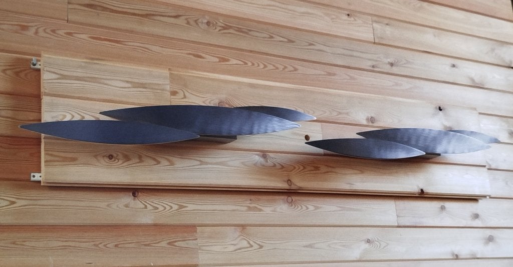 Set van 2x brushed nikkel wandlamp I Lucci Argentati-Terzani, Huis en Inrichting, Dimbaar, Overige fittingen, Ophalen of Verzenden