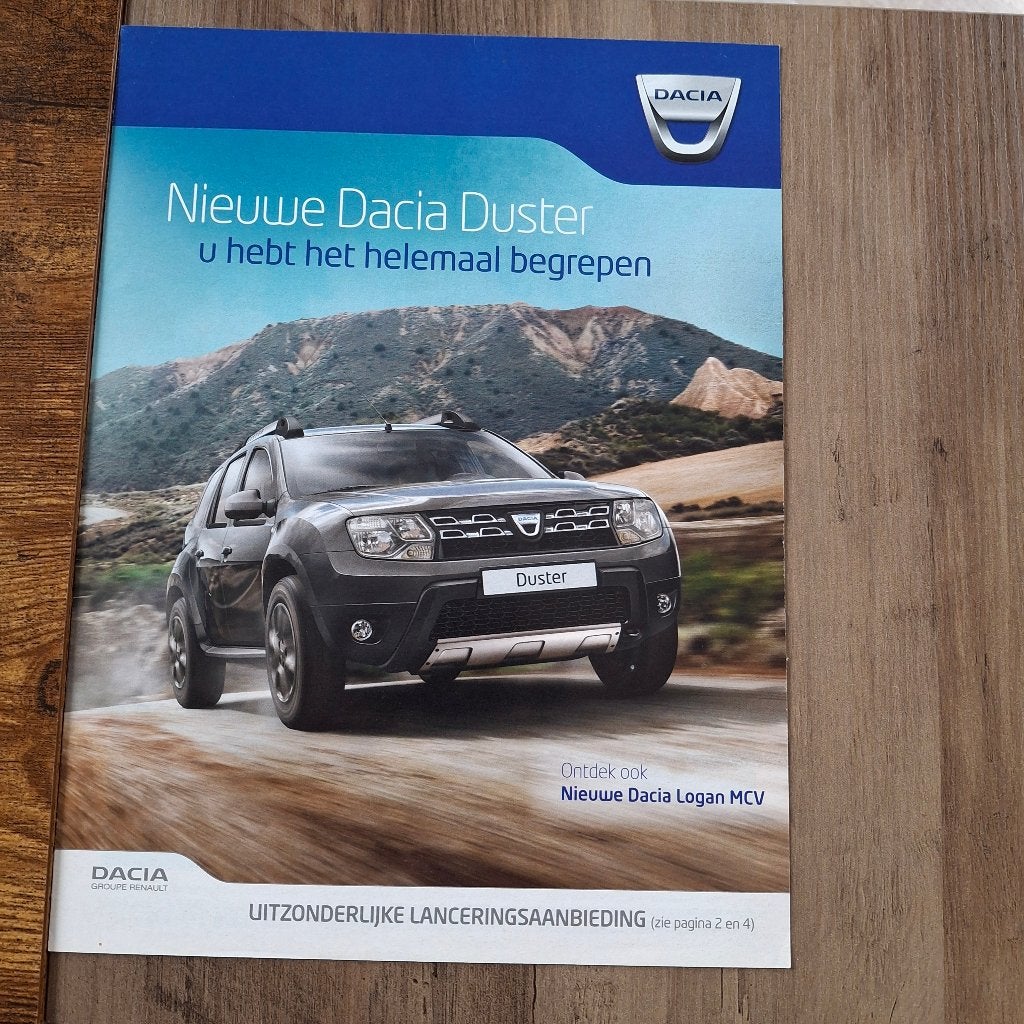 DACIA promo-folder november-december 2013, Ophalen of Verzenden, Nieuw, Overige merken